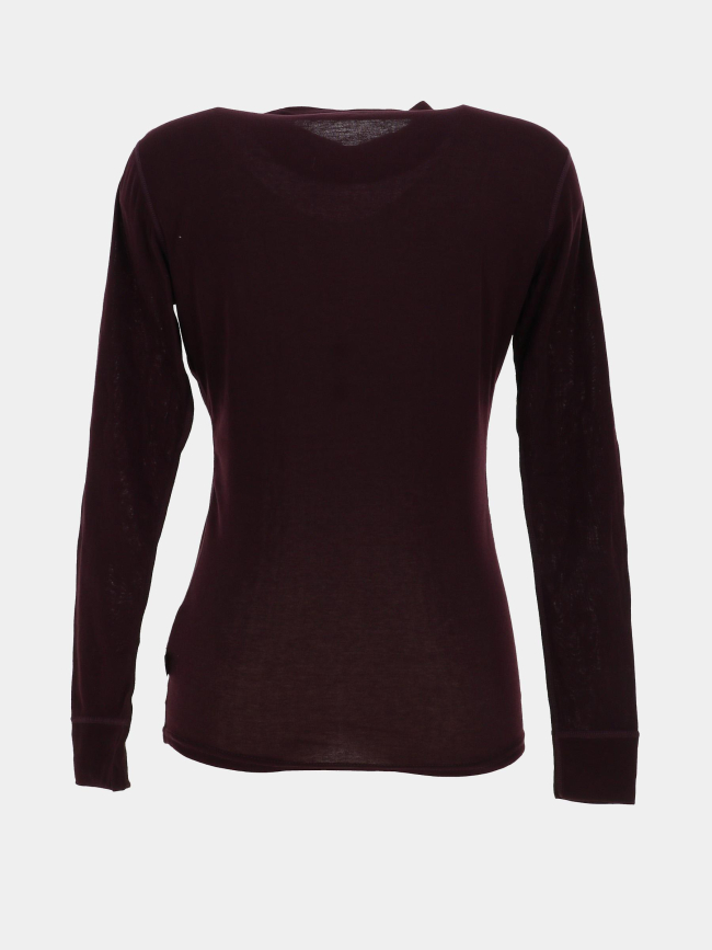 Baselayer de running tintto bordeaux femme - Rukka