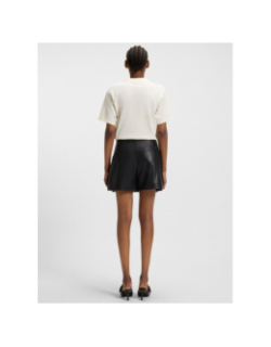 T-shirt à manches courtes vintage blanc femme - Hugo