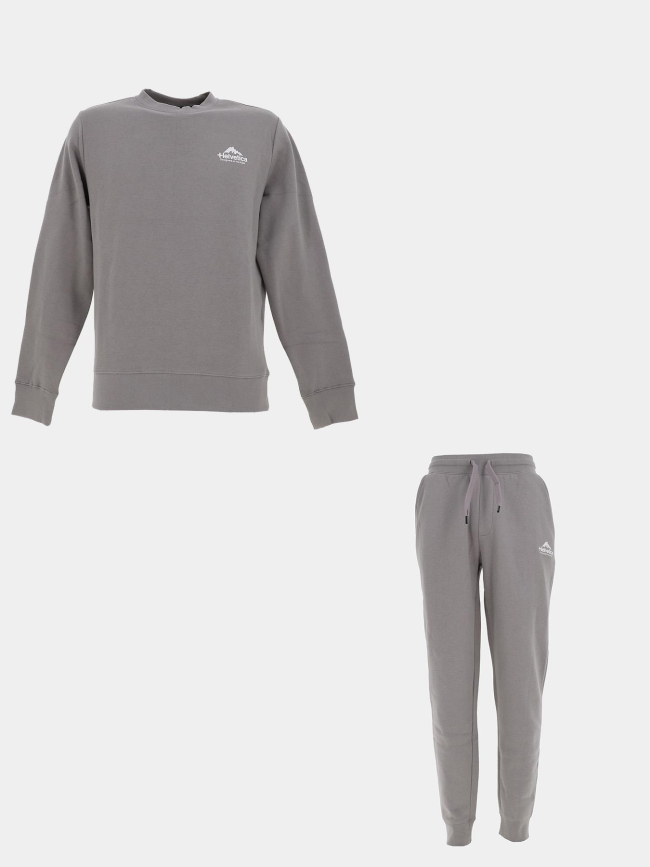 Ensemble de survêtement allen rock gris homme - Helvetica