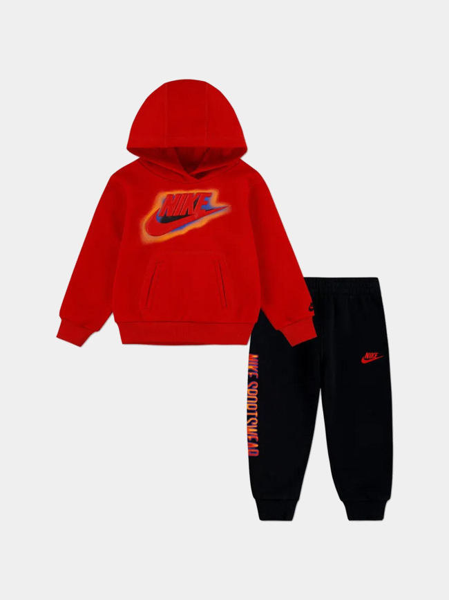 Ensemble jogging nkb nsw rouge noir enfant - Nike