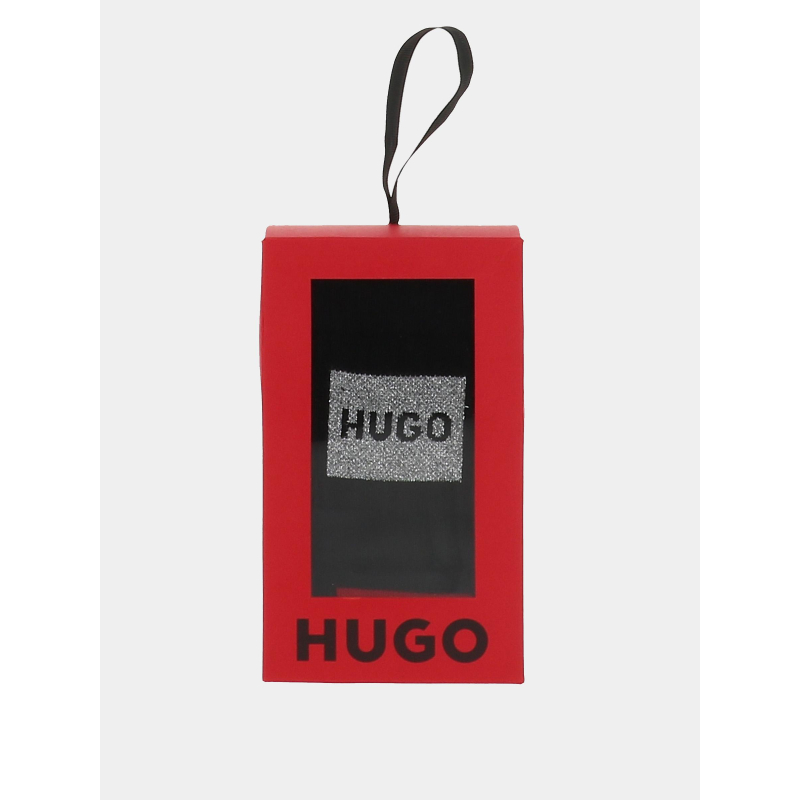 Coffret cadeau deux paires de chaussettes noir homme - Hugo