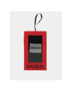Coffret cadeau deux paires de chaussettes noir homme - Hugo