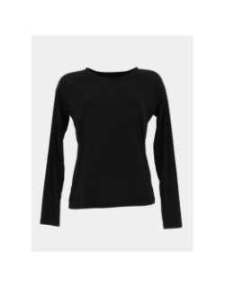 T-shirt de running à manches longues muotka noir femme - Rukka