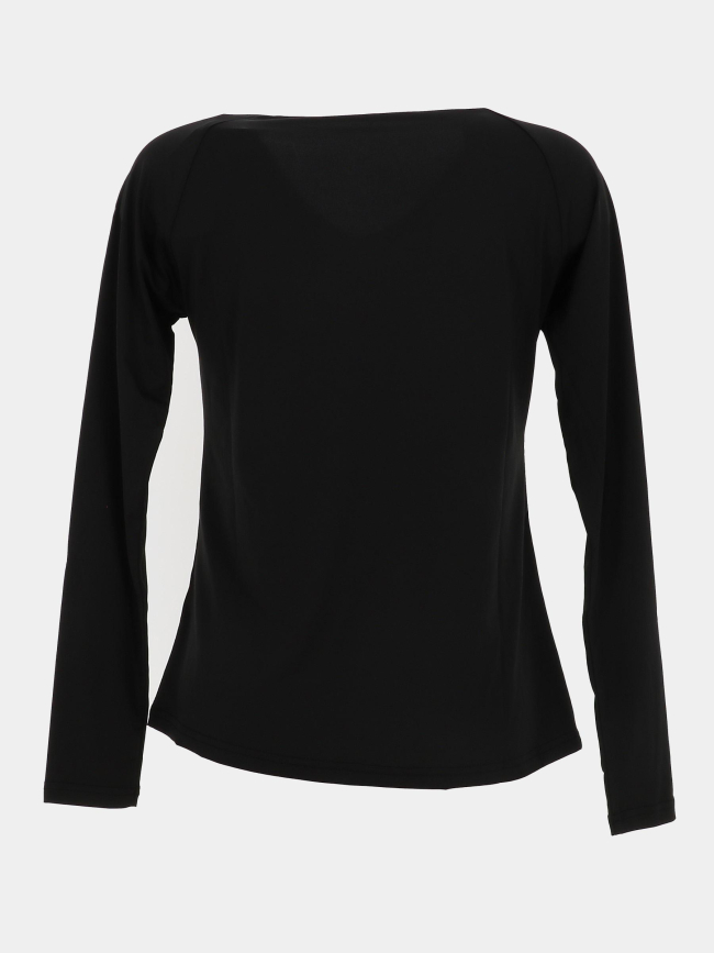 T-shirt de running à manches longues muotka noir femme - Rukka