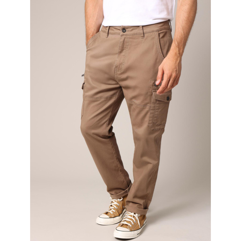 Pantalon cargo danason marron homme - Deeluxe