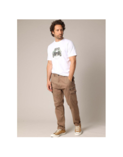 Pantalon cargo danason marron homme - Deeluxe