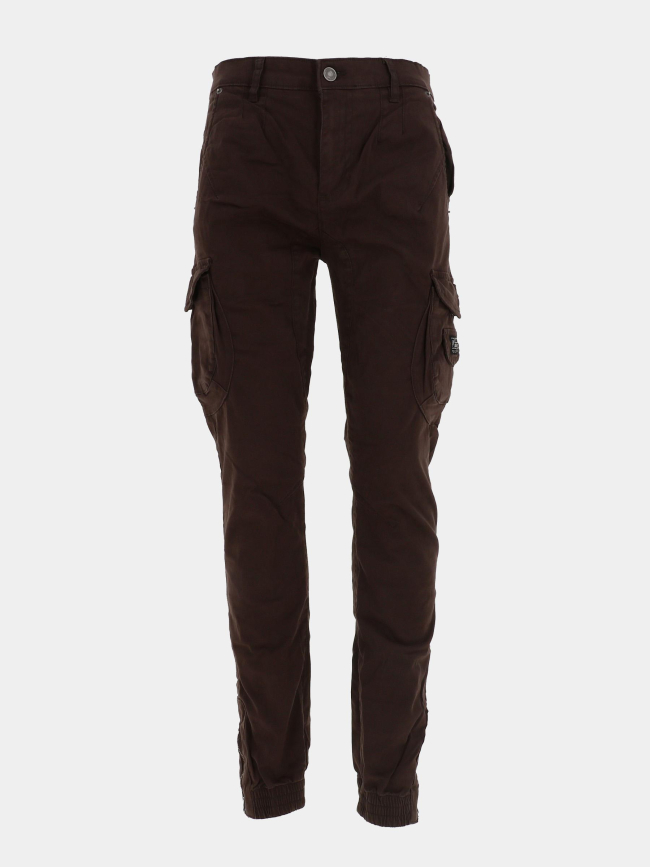 Pantalon cargo garden marron homme - Deeluxe