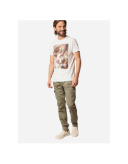 Pantalon cargo garden kaki homme - Deeluxe