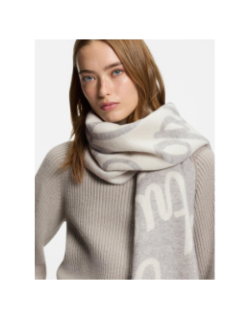 Echarpe byanca gris clair femme - Hugo
