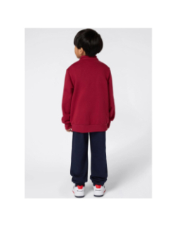 Ensemble sweat zippé et jogging bordeaux noir enfant - Champion