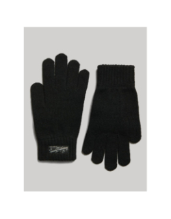 Gants vintage classic new jet noir homme - Superdry