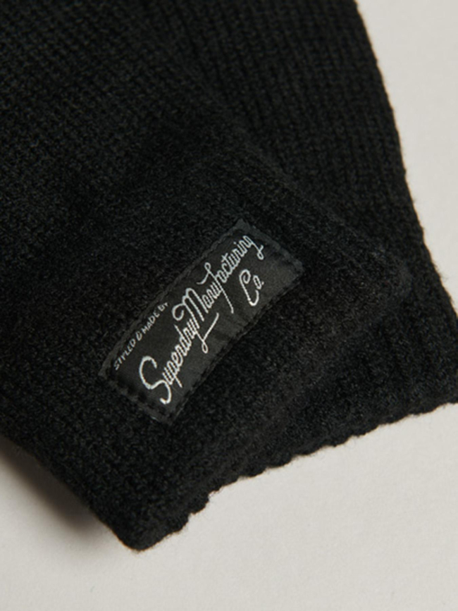 Gants vintage classic new jet noir homme - Superdry