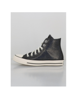 Converse montantes ctas pailleté bleu marine femme