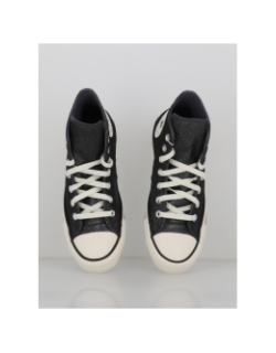 Converse montantes ctas pailleté bleu marine femme