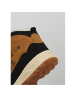 Bottes après-ski macedo camel noir homme - Elementerre