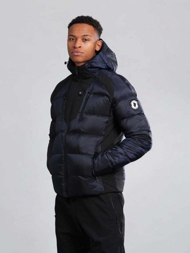 Doudoune chauffante minnesota bleu homme - Comme Des Loups