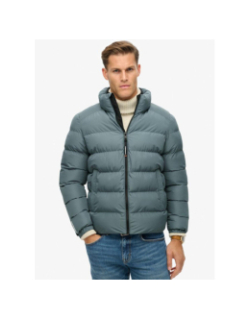 Doudoune sports bleu gris homme - Superdry