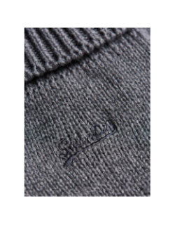 Gants vintage logo gris homme - Superdry