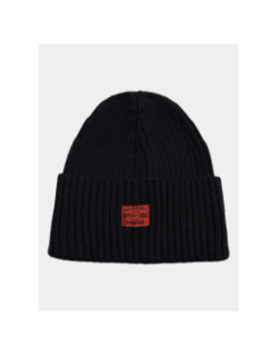 Bonnet en maille workwear noir homme - Superdry