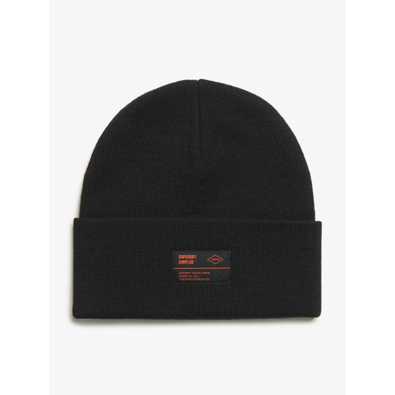 Bonnet en maille surplus bleu marine homme - Superdry