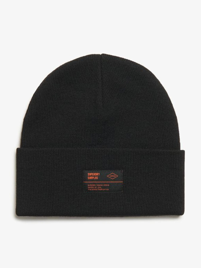 Bonnet en maille surplus bleu marine homme - Superdry