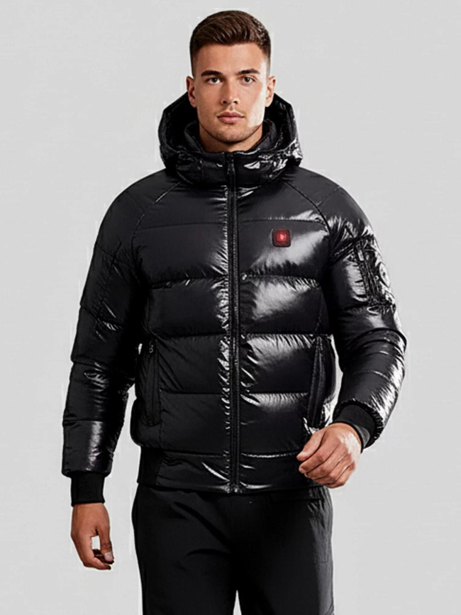 Doudoune chauffante turin noir homme - Comme Des Loups