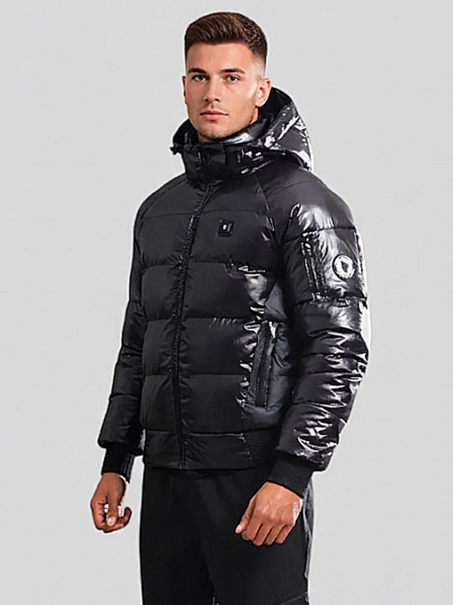 Doudoune chauffante turin noir homme - Comme Des Loups