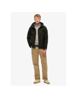 Veste softshell trekker à capuche noir homme - Superdry