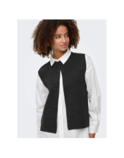 Gilet sans manche anneli gris anthracite femme - Only