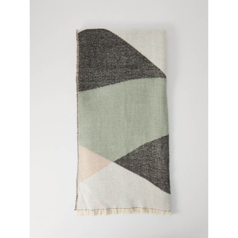 Echarpe hunter graphic vert rose femme - Only