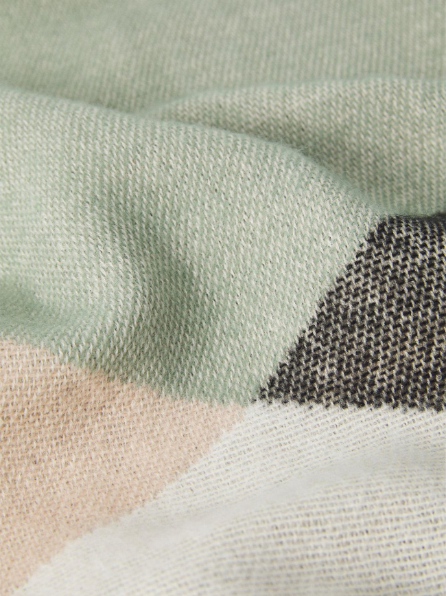 Echarpe hunter graphic vert rose femme - Only