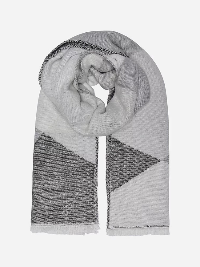 Echarpe hunter graphic gris femme - Only