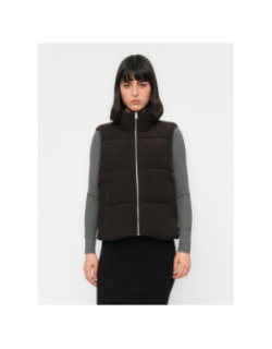 Doudoune sans manche velours côtelé debra noir femme - Vero Moda