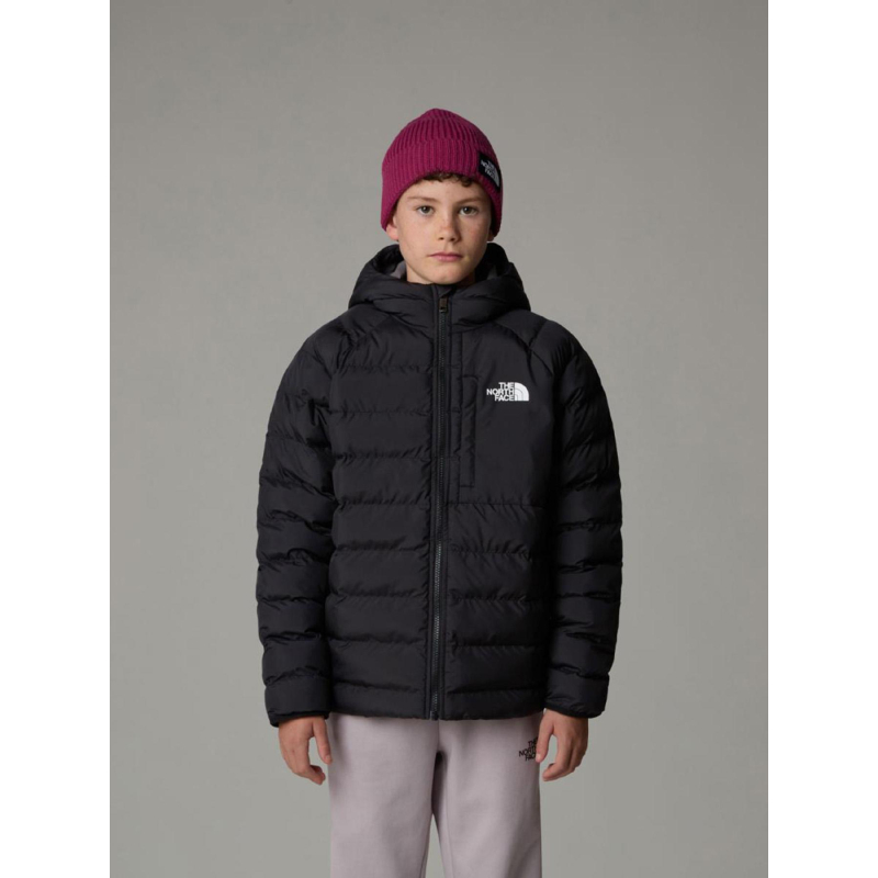 Doudoune réversible perrito noir gris enfant - The North Face