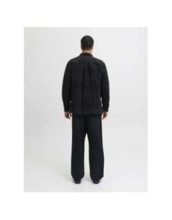 Chemise en coton regular fit jprayle noir homme - Jack & Jones