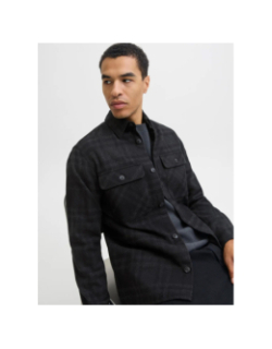 Chemise en coton regular fit jprayle noir homme - Jack & Jones