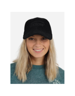 Casquette velours côtelé logo brodé noir - Oxbow