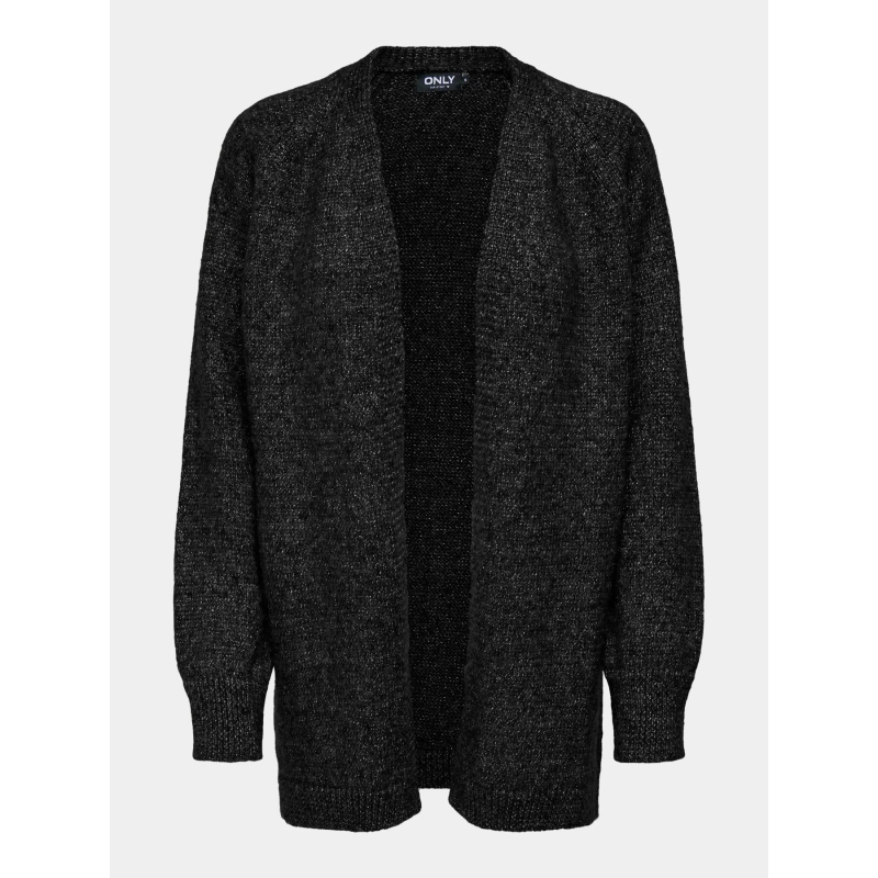 Gilet cardigan pailleté benin noir femme - Only