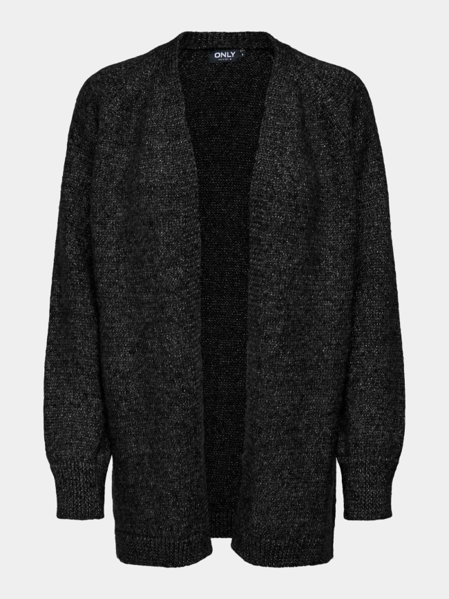 Gilet cardigan pailleté benin noir femme - Only