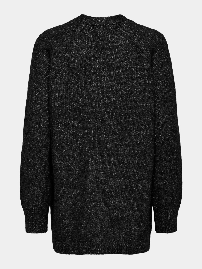 Gilet cardigan pailleté benin noir femme - Only