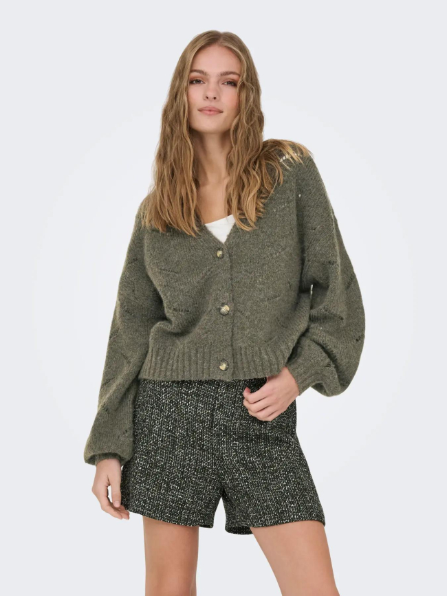 Gilet cardigan laya kaki femme - Only