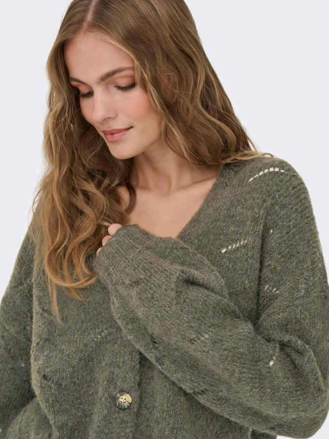 Gilet cardigan laya kaki femme - Only