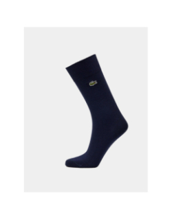 Pack de 3 paires de chaussettes montantes bleu marine homme - Lacoste