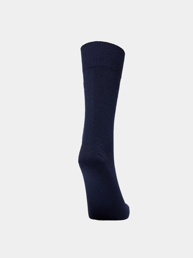 Pack de 3 paires de chaussettes montantes bleu marine homme - Lacoste