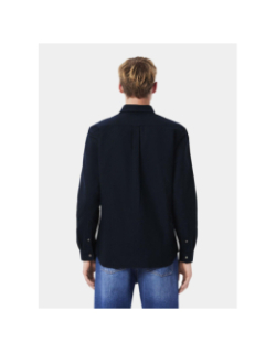 Chemise regular fit oxford bleu marine homme - Lacoste