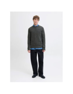 Pull en laine clamb gris anthracite homme - Jack & Jones