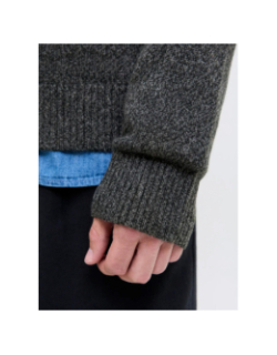 Pull en laine clamb gris anthracite homme - Jack & Jones