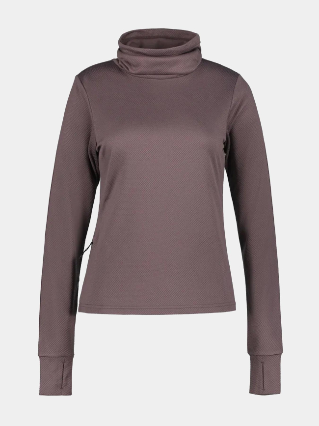 Haut de running à manches longues multia violet femme - Rukka