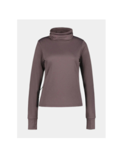 Haut de running à manches longues multia violet femme - Rukka