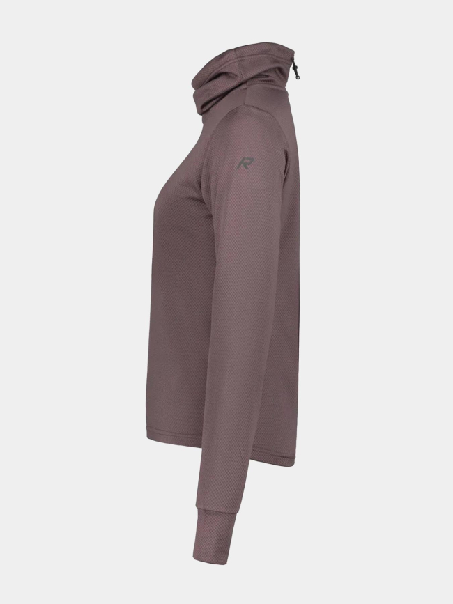 Haut de running à manches longues multia violet femme - Rukka